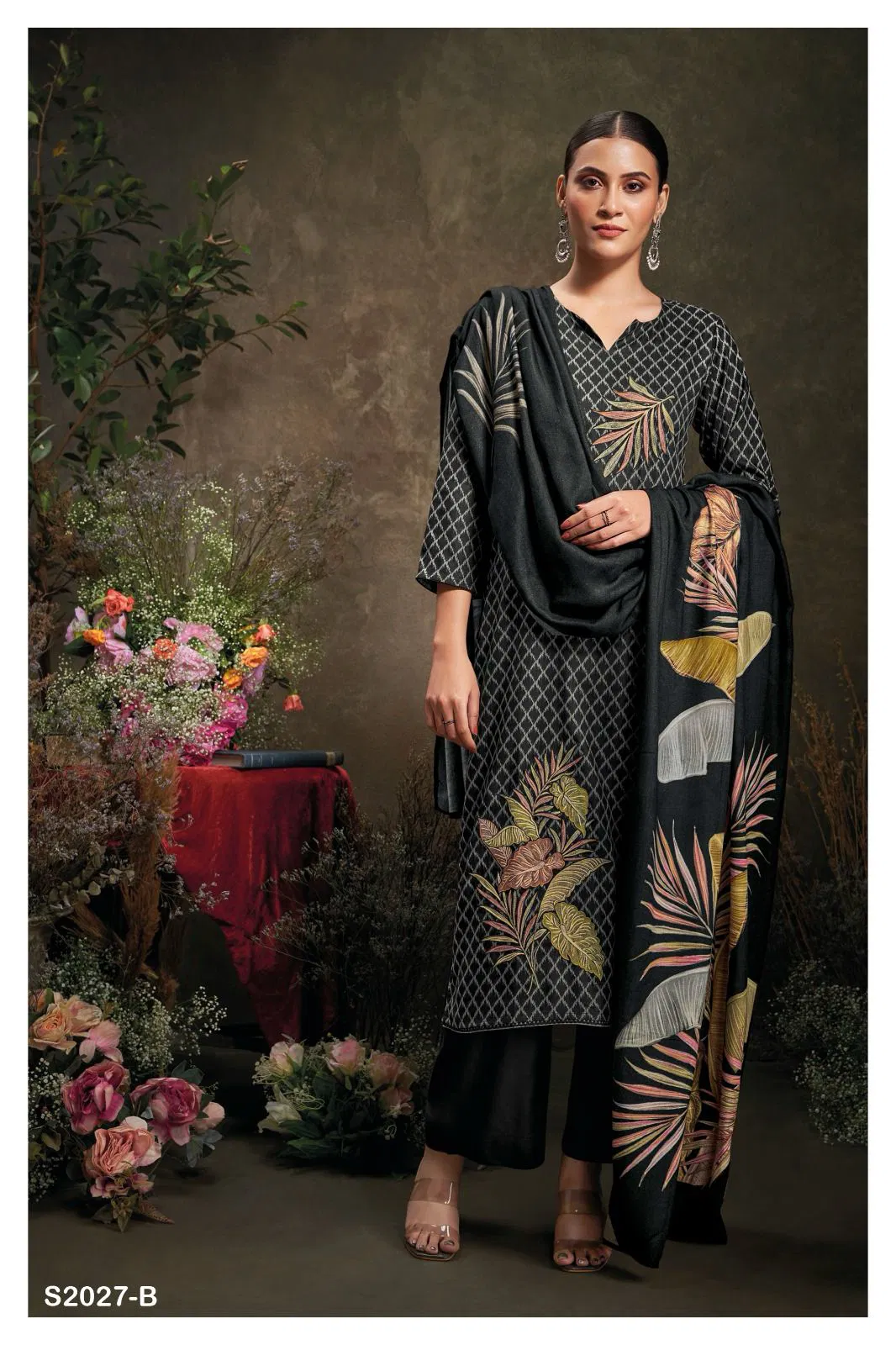 Wayan 2027 By Ganga winter Wear Pashmina Dress Material